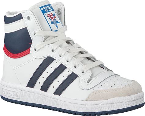 witte hoge adidas sneakers|adidas sneakers wit.